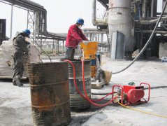 GZ-3ER Refractory Gunning Machine Application