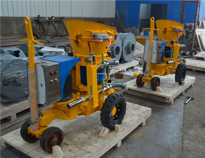 Advantages and disadvantages of dry shotcrete machine