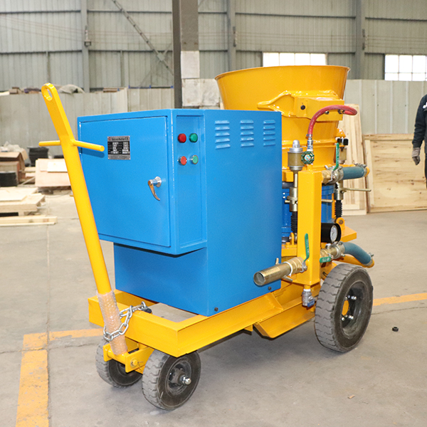 Gunite machine for swimming pool