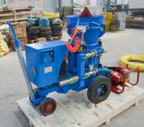 GZ-3ER refractory gunite machine with air compressor