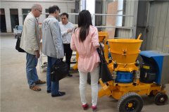 Rotary gunite machine in Singapore