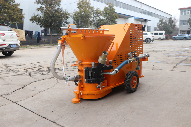 Dry mix shotcrete machine for dry concrete spraying