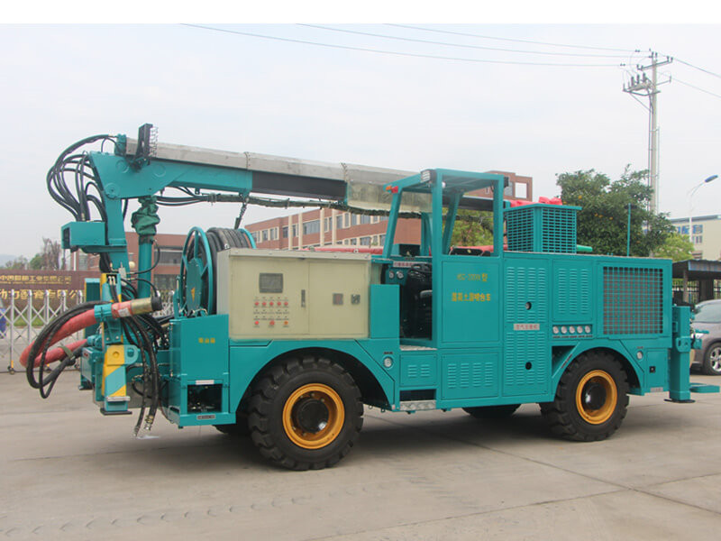 HSC-2008 shotcrete machine with spray arm