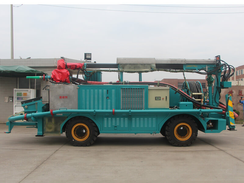 HSC-2008 shotcrete machine with spray arm